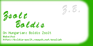 zsolt boldis business card